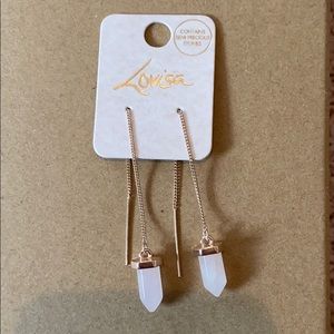 Lovisa Rose Quartz earrings